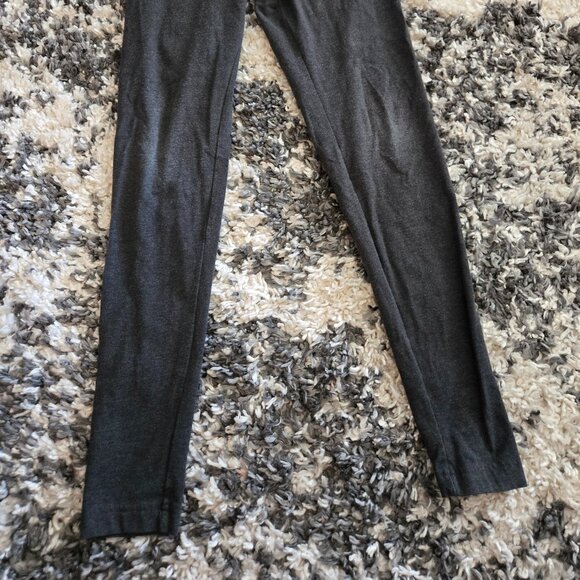 NO BO No Boundaries Dark Grey High-Rise Leggings S/P Cotton Blend Good Condition - Picture 2 of 3